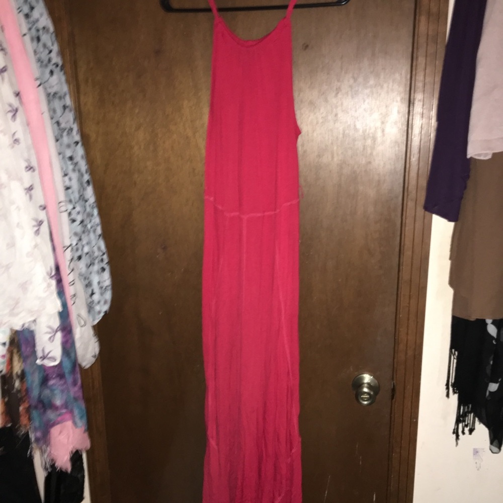 Red Maxi Soft Dress